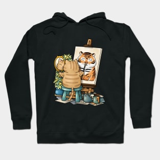 Cat Self Portrait Hoodie